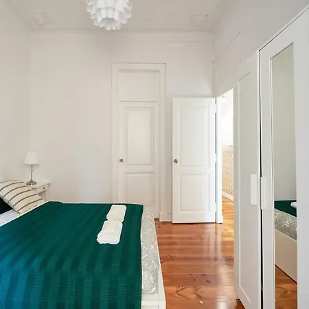 B15-azulejo Verde Ribeiro Apartamento Lisbona