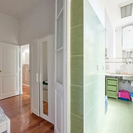B15-azulejo Verde Ribeiro Apartamento リスボン