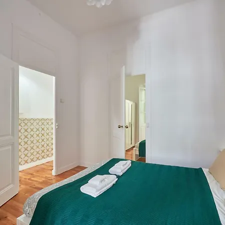 B15-azulejo Verde Ribeiro Apartamento * Lisbona